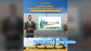 Προβολή SMP-1200 Concrete Spreader Slipform Paver for Bridge Deck Paving Demo