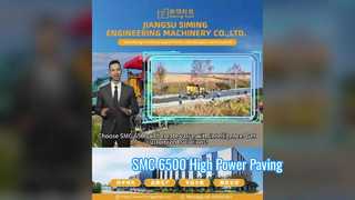 Μια πιο προσεκτική ματιά: SMC-6500 Rear Slipform Paver with HighPower Engine for Highway Construction