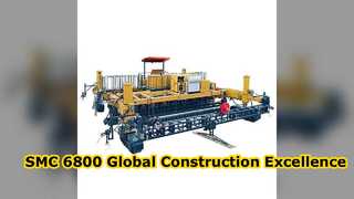 SMC 6800 Slipform Paver Overseas Construction Success