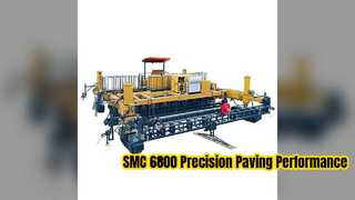 SMC 6800 Slipform Paver Overseas Construction Success